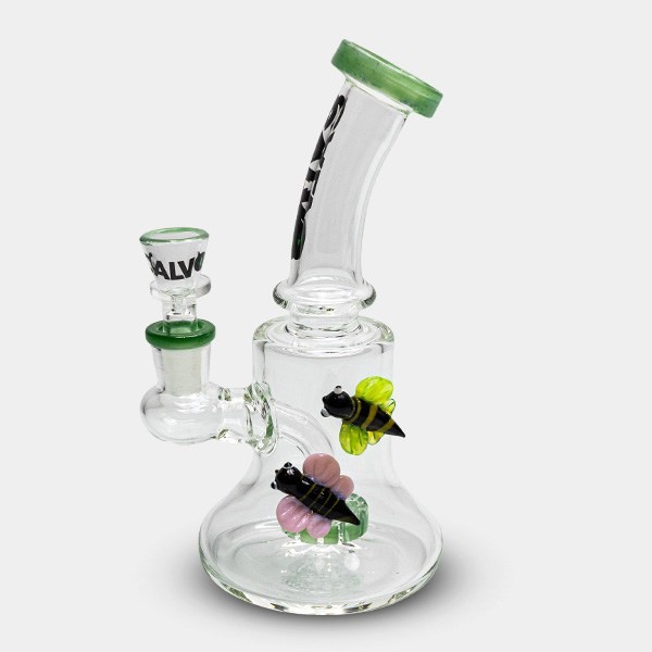 View Bee Rig Lite Grün 19 cm Calvo Glass - GB The Green Brand