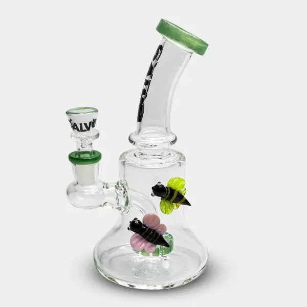 Sicht Bee Rig Lite Grün 19 cm Calvo Glass - GB The Green Brand