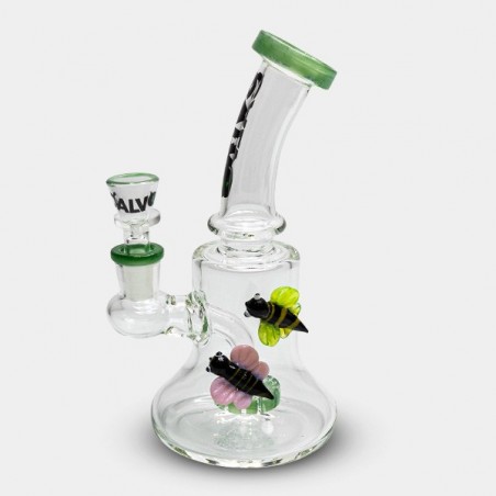 Bee Rig Lite Grün 19 cm Calvo Glass - GB The Green Brand