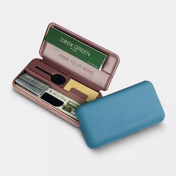 Sicht Zigarettenetui zum Aufbewahren von Cannabis und Utensilien - GB The Green Brand