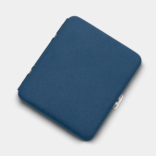 Champ Sandy Metallzigarettenetui blau