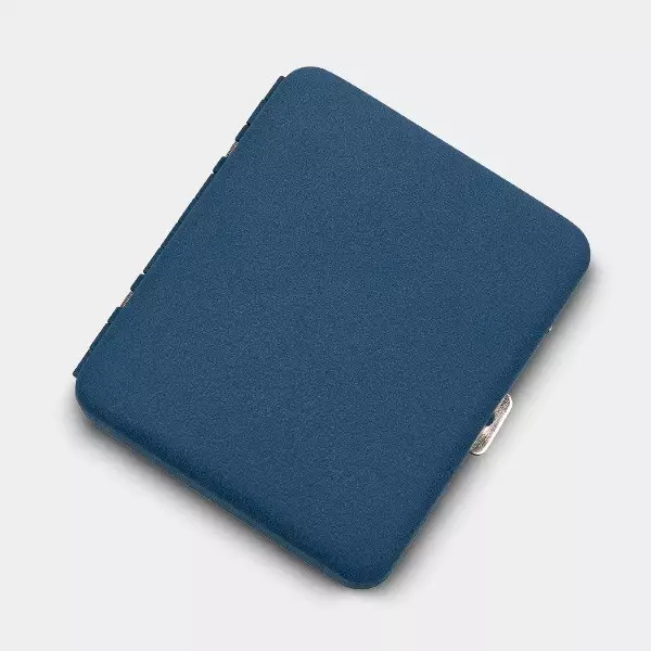 Champ Sandy Metallzigarettenetui blau