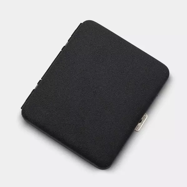 Champ Sandy Metallzigarettenetui schwarz geschlossen