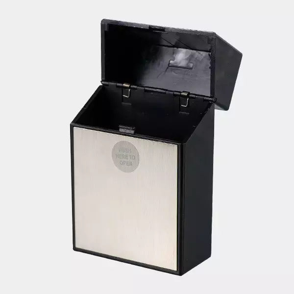 Champ Brushed Zigarettenetui silber öffnen