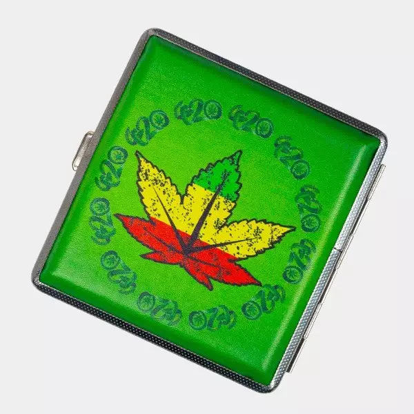 Metall-Zigarettenetui Rasta