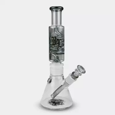 Black Leaf Spiral Cooling Bong Gel - GB The Green Brand