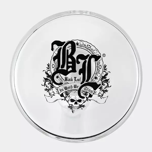 Black Leaf Spiral Cooling Bong Gel - GB The Green Brand