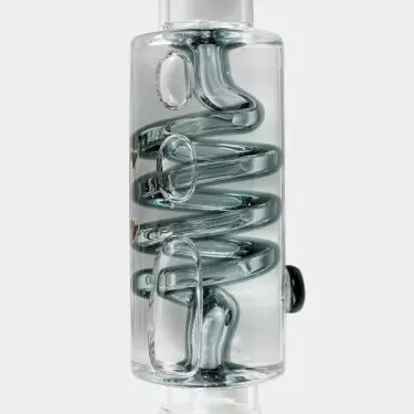 Black Leaf Spiral Cooling Bong Gel - GB The Green Brand