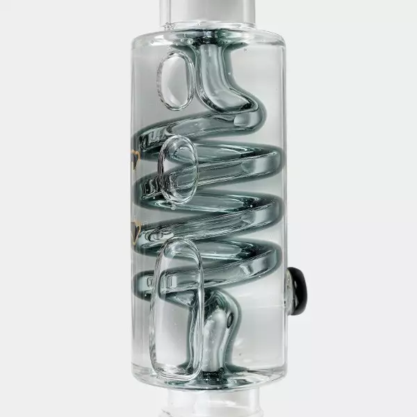 Black Leaf Spiral Cooling Bong Gel - GB The Green Brand