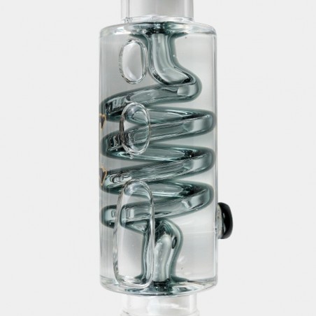 Black Leaf Spiral Cooling Bong Gel - GB The Green Brand