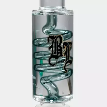 Black Leaf Spiral Cooling Bong Gel - GB The Green Brand