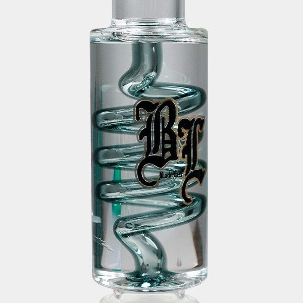 Black Leaf Spiral Cooling Bong Gel - GB The Green Brand