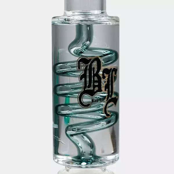 Black Leaf Spiral Cooling Bong Gel - GB The Green Brand