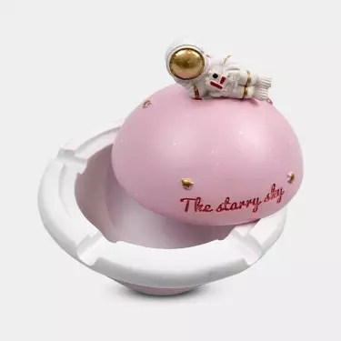 Rosa ASHtronauten-Aschenbecher - GB The Green Brand