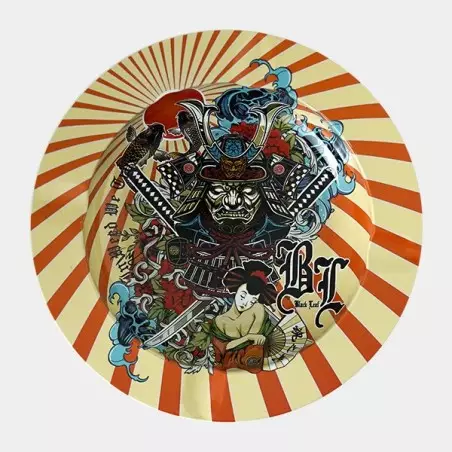 Metall-Aschenbecher Marihuana Ronin Geisha