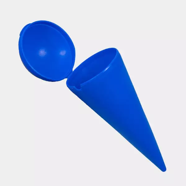 Strandaschbecher blau