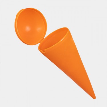 Strandaschbecher orange