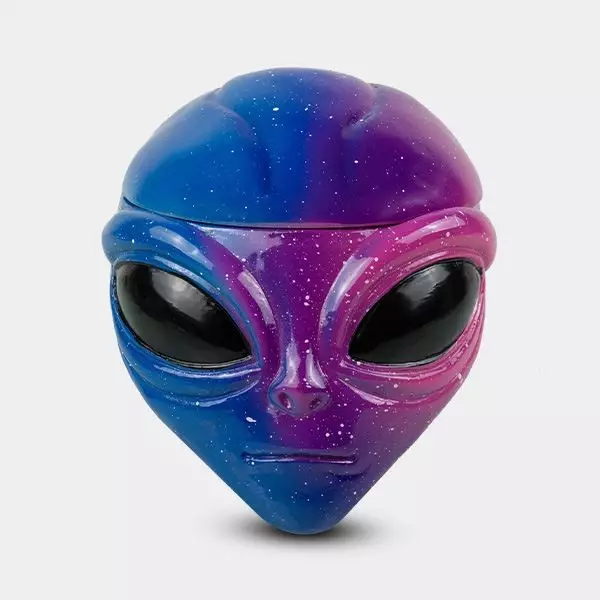 Lila Alien Aschenbecher Lila Außerirdischer Aschenbecher