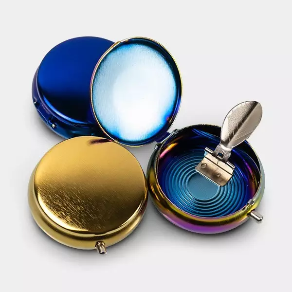 Sicht Mini Aschenbecher Tragbar Rainbow