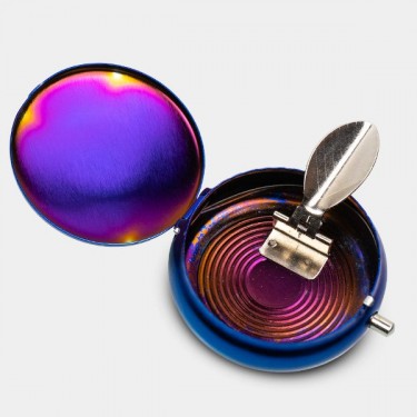 Mini Aschenbecher Tragbar Rainbow rosa öffnen