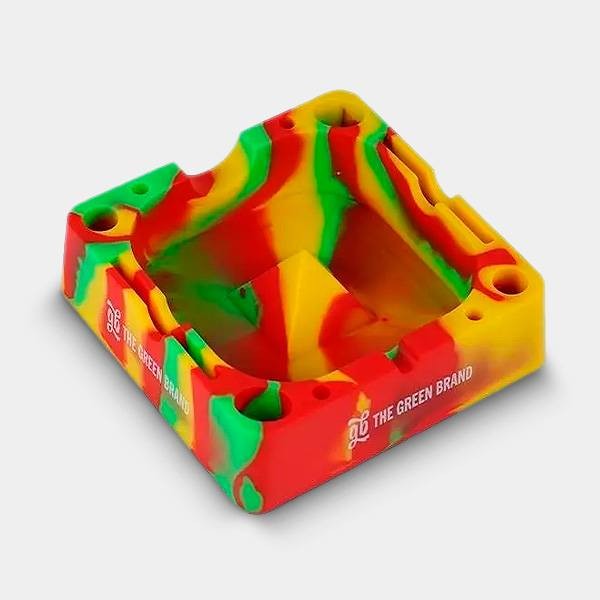 GB quadratischer Silikon-Aschenbecher