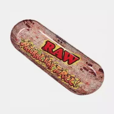 RAW Skate Graffiti Tablett für Lier Cannabis - GB The Green Brand