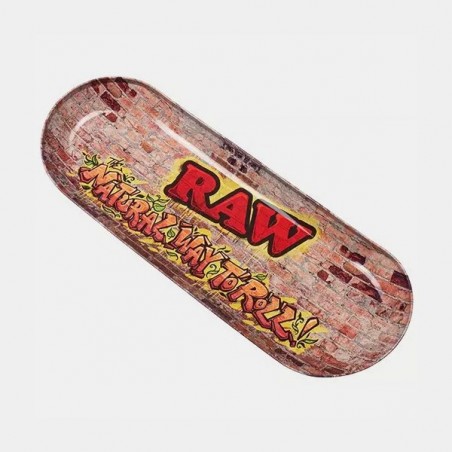 RAW Skate Graffiti Tablett für Lier Cannabis - GB The Green Brand
