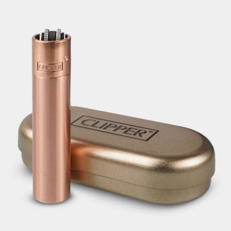 Clipper Rose Gold Metallfeuerzeug - GB The Green Brand