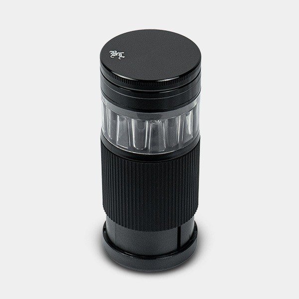 Black Leaf Grinder mit Cone Filler schwarz