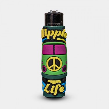 Clipper Hippie Passion 3 Feuerzeug mit Silikonhülle