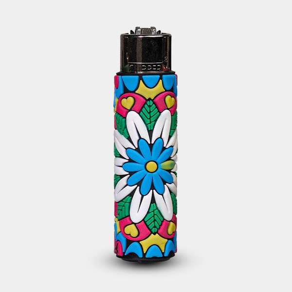 Clipper Hippie Passion 3 Feuerzeug mit Silikonhülle - GB