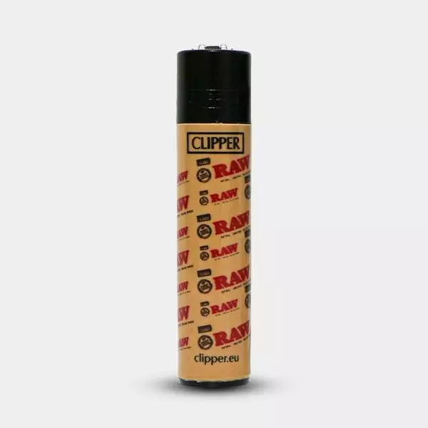 RAW Clipper Feuerzeug mit originalem Logo - GB The Green Brand