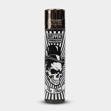 Clipper Party Skulls Feuerzeug 2