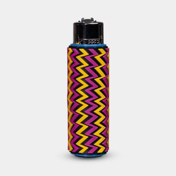 Clipper Feuerzeug mit Illusion Arts Silikonhülle