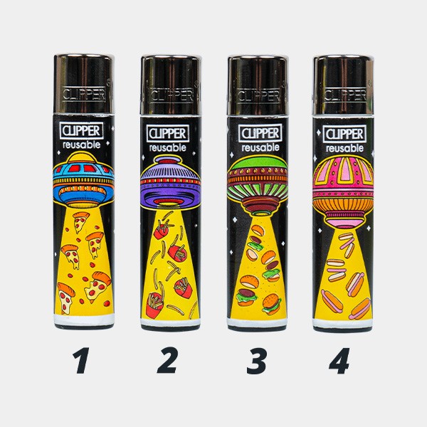 Clipper Feuerzeug Hungry Ufo