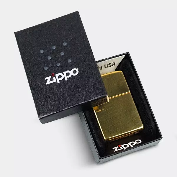 Zippo High Polished Brass box