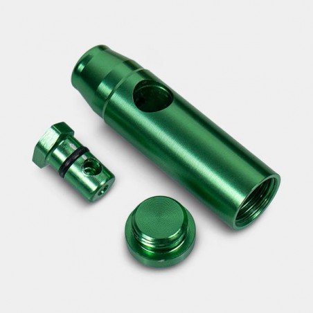 Aluminium Snuffer Spender grün