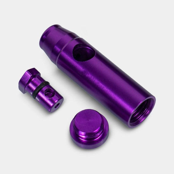 Aluminium Snuffer Spender lila
