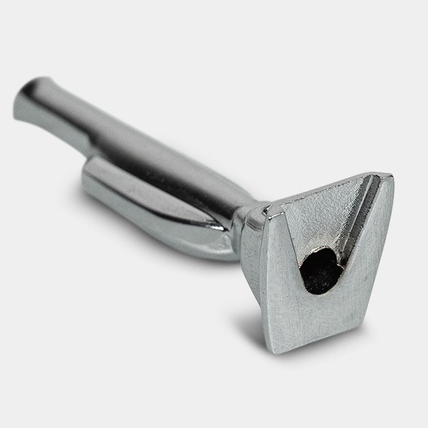 Schnupfröhrchen Silber liegend