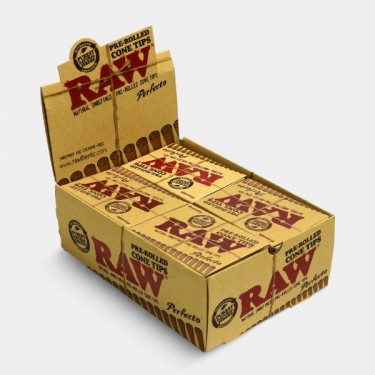RAW Pre-Rolled Cone Tips