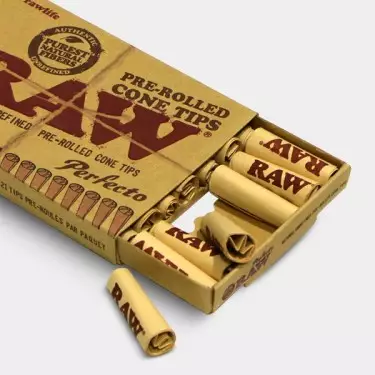 Professionelle RAW Pre-Rolled Cone Tips - GB The Green Brand