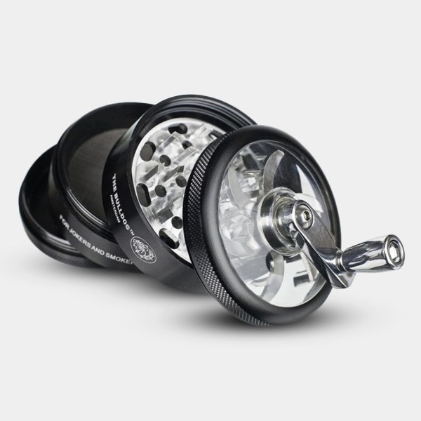 Grinder Mühle 4-teilig The Bulldog groß - Grow Billig