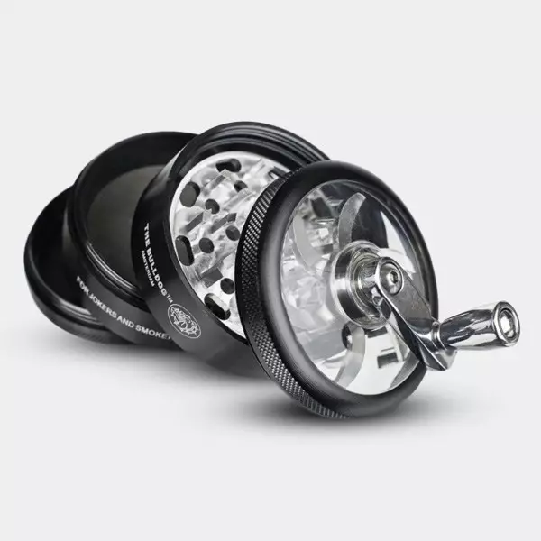 Grinder Mühle 4-teilig The Bulldog groß - Grow Billig