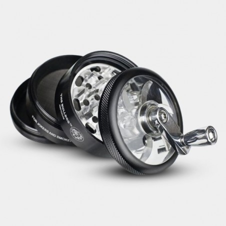 Grinder Mühle 4-teilig The Bulldog groß - Grow Billig