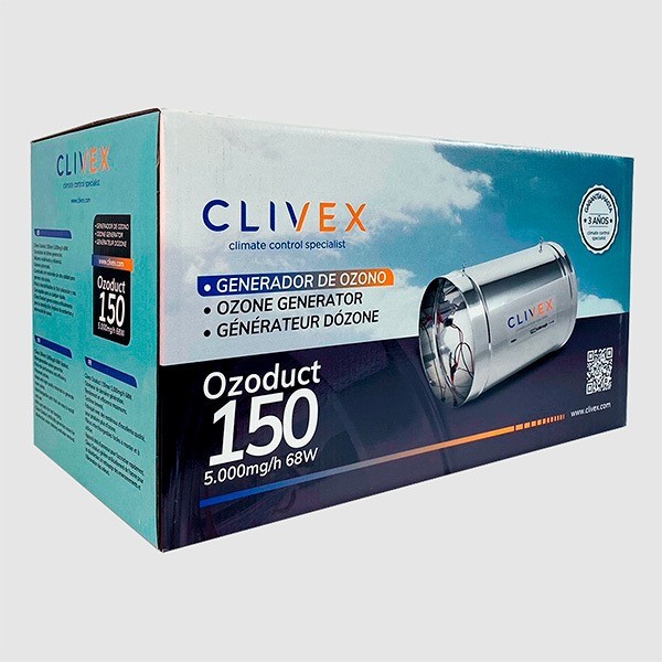 Ozonizador Conducto Ozoduct Clivex - GB The Green Brand