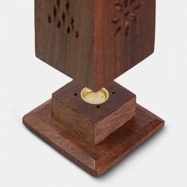 Holzrauchturm für Räucherstäbchen und Räucherkegel - GB The Green Brand