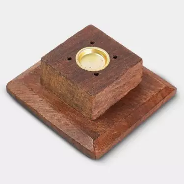 Holzrauchturm für Räucherstäbchen und Räucherkegel - GB The Green Brand