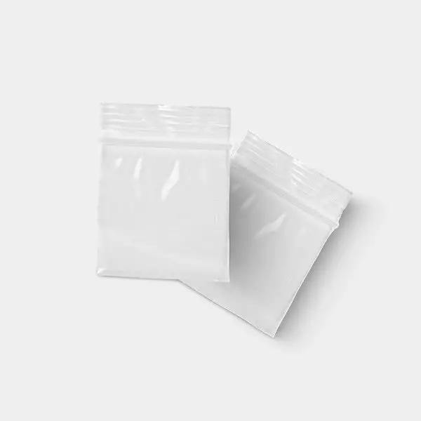 Sicht Transparente Reißverschlusstasche 25x25mm