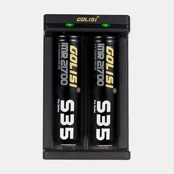 Golisi Needle 2 oder 4 Batterie-Ladegerät - GB The Green Brand