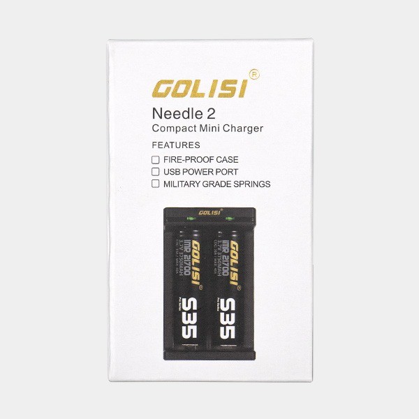 Golisi Needle 2 oder 4 Batterie-Ladegerät - GB The Green Brand